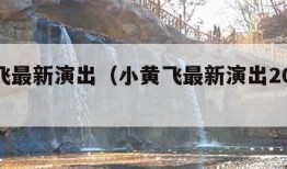 小黄飞最新演出（小黄飞最新演出2020哈尔滨）